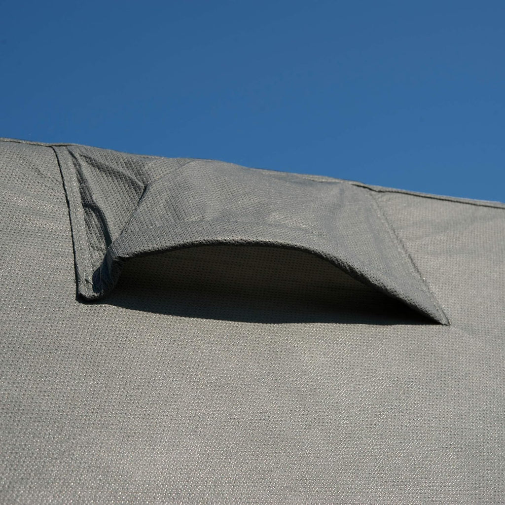 Folding Camper RV Covers, Gray, Polypropylene, Pack of 2 Z504