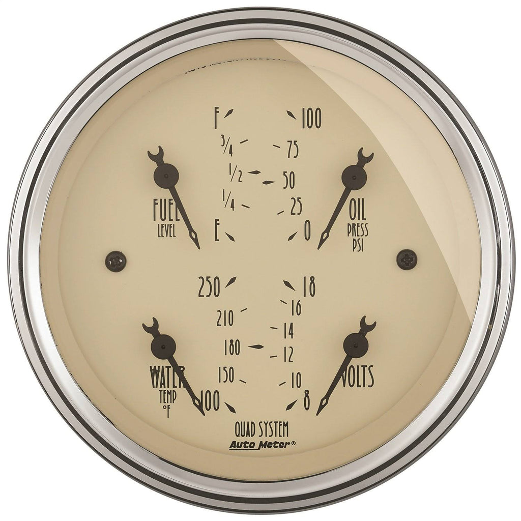 Antique Beige Quad Gauge U313