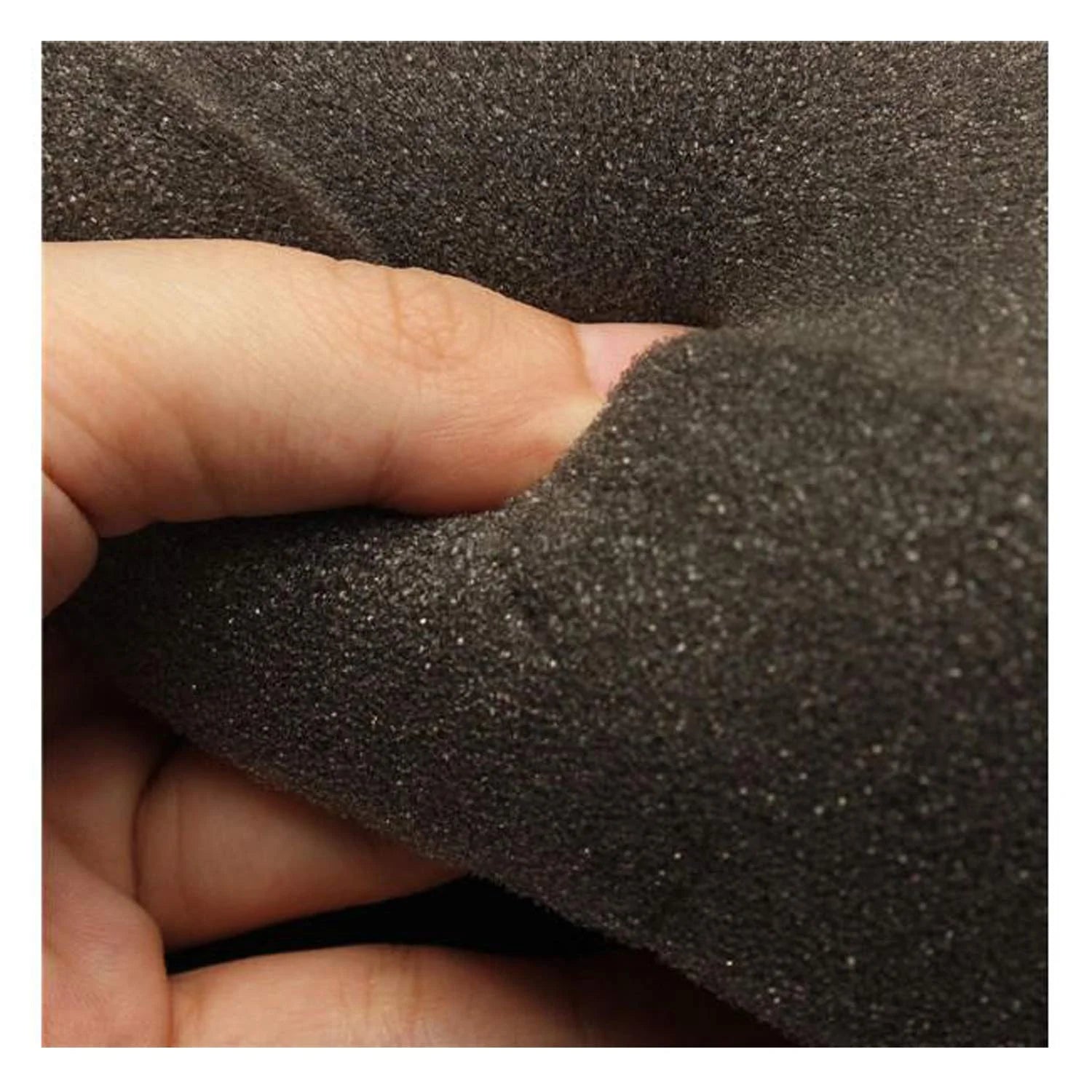 Charcoal Rubber Foam Sheet Cushion 5"H X 24"W X 72"L Q142