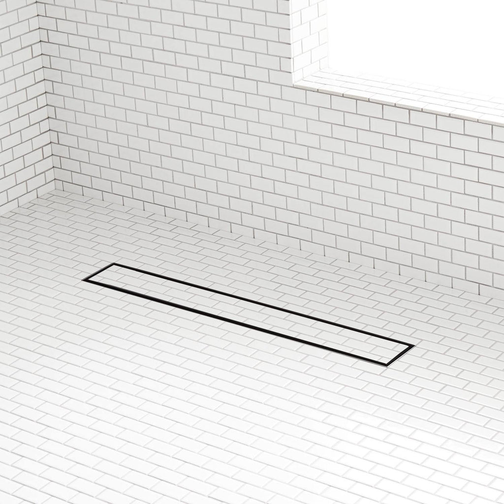 Oil Rubbed Bronze Tile-In Shower Drain with Drain Flange N786911