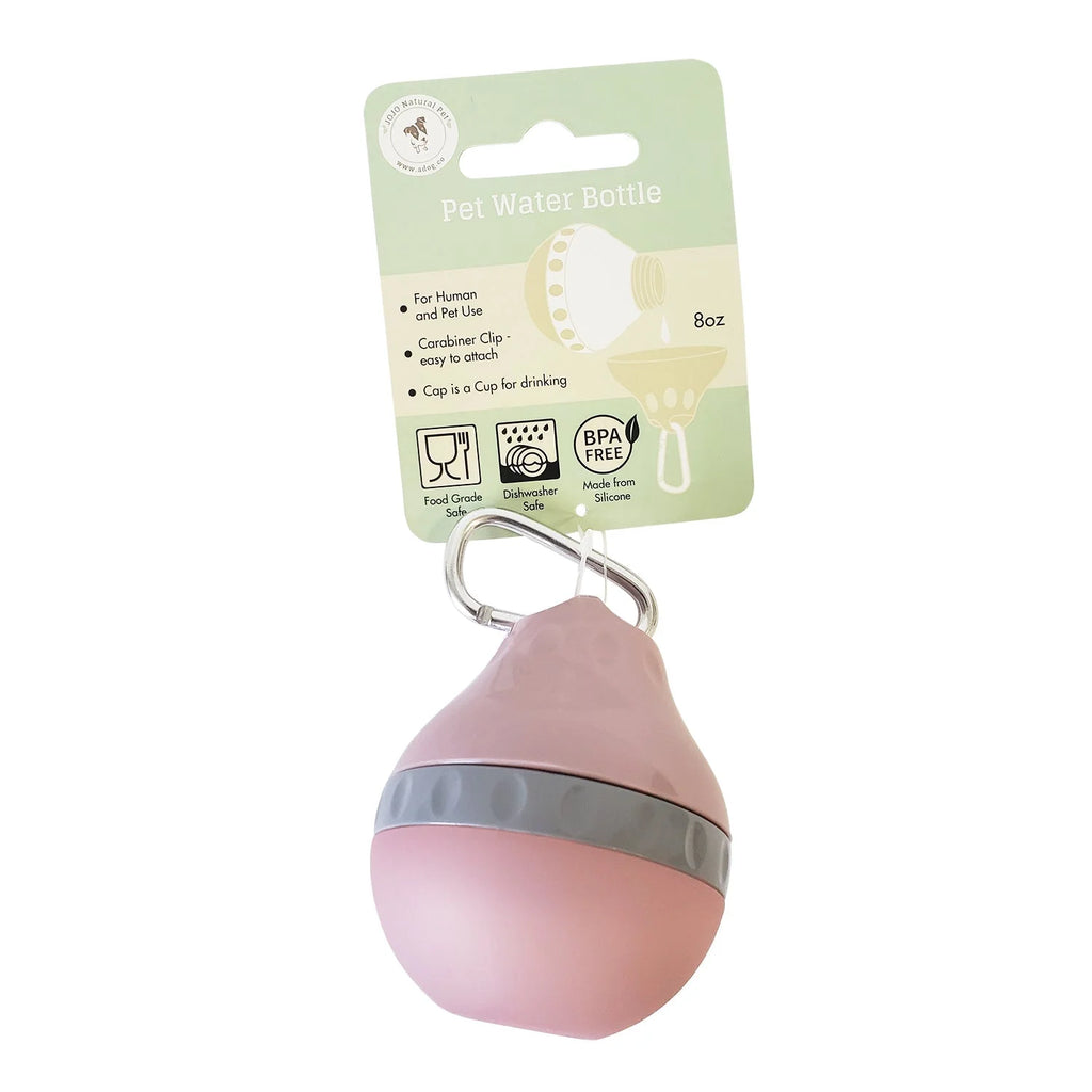 8 oz Silicone Travel Water Bottle Y35960