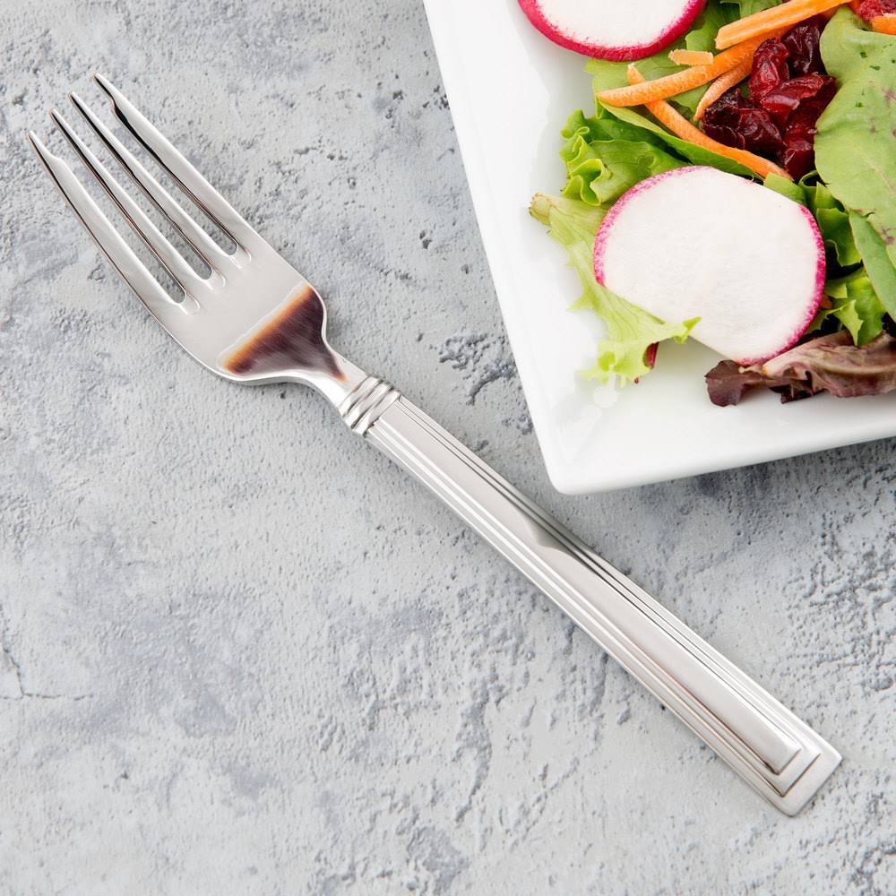 Slate 18/0 Stainless Steel Salad Fork - 36/Case K54875
