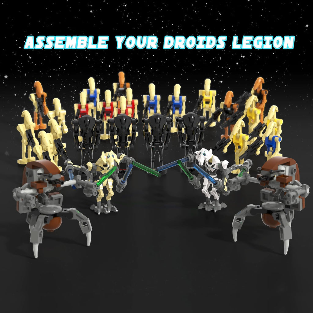 28 Pcs Space Wars Action Figures Building Blocks Sets Y67383