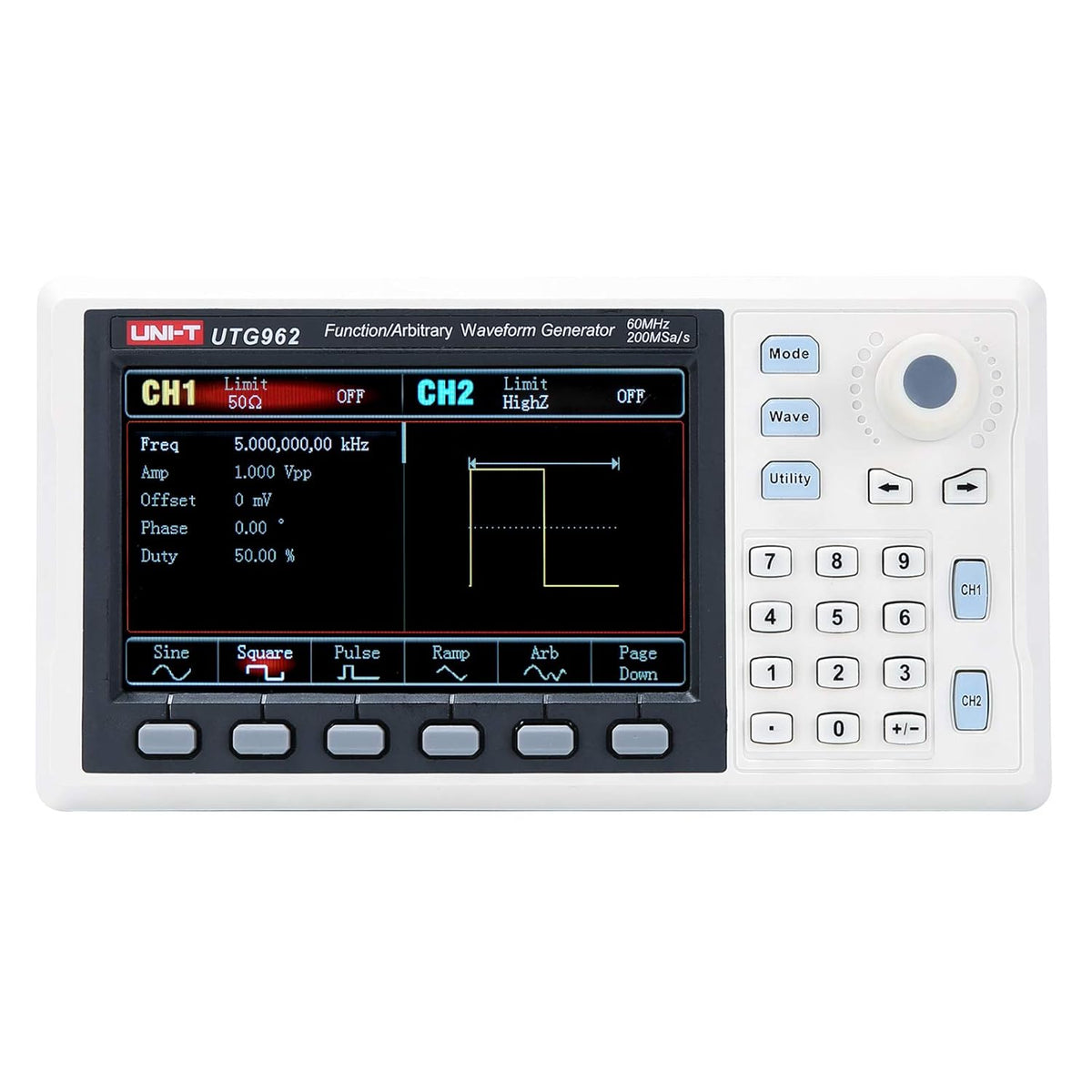 30 MHz Dual-Channel Function Generator Arbitrary Waveform T1127