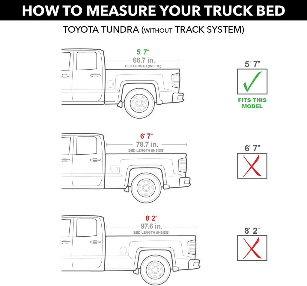 Soft Roll Up Truck Bed Tonneau Cover I868461