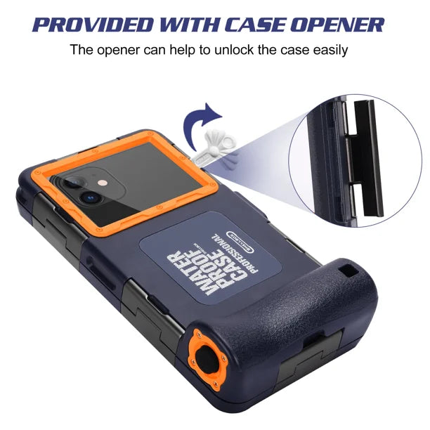 Waterproof Protective Case for Sony Xperia L3 and All Phones Up to 6.9 Inch with Lanyard T71205