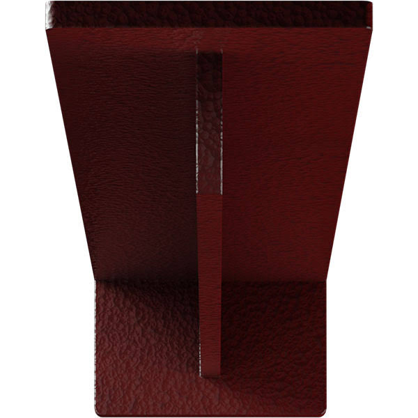 Hammered Bright Red Steel Bracket I8659