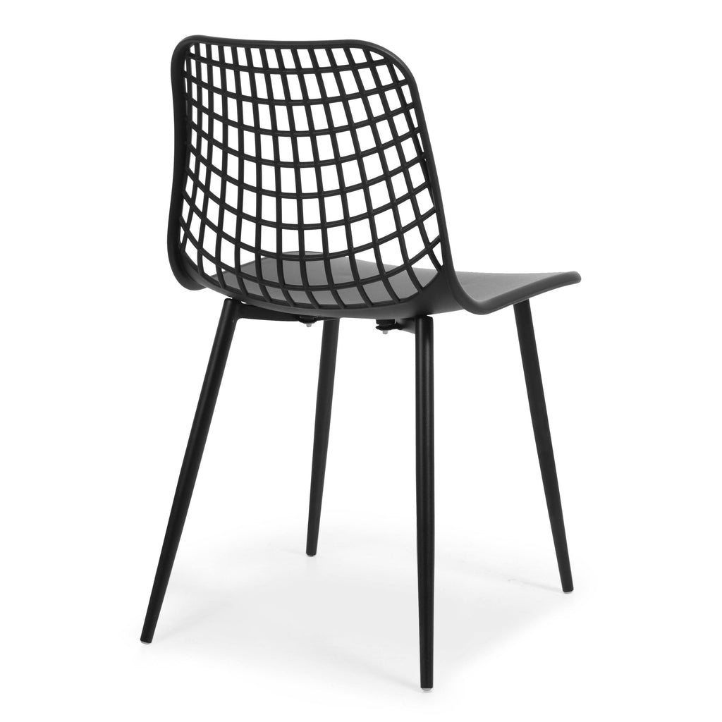 Black Poly Dining Chair Set of 4 W7414