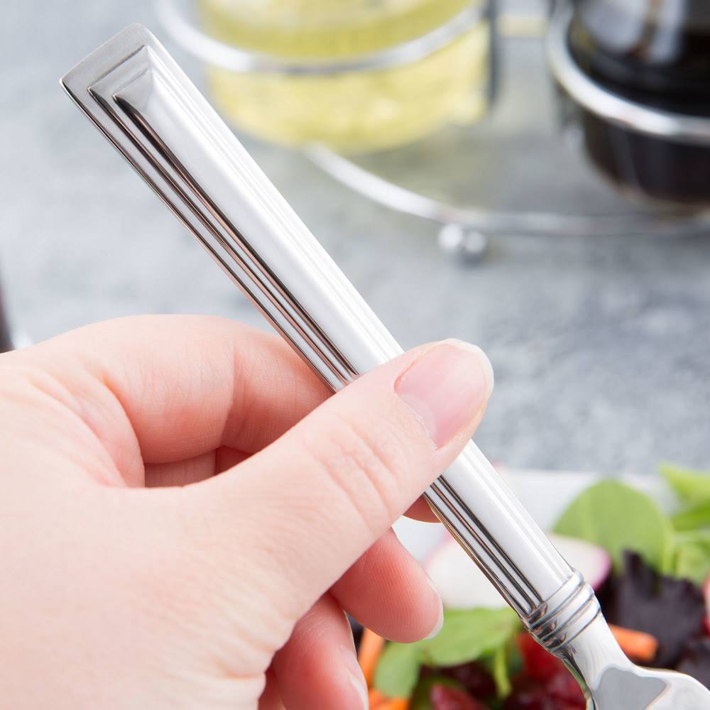 Slate 18/0 Stainless Steel Salad Fork - 36/Case K54875
