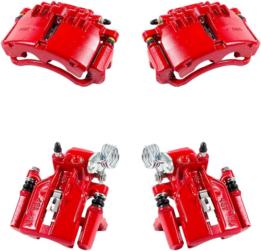 Red Powder Coated Caliper Assembly Set Kit U644