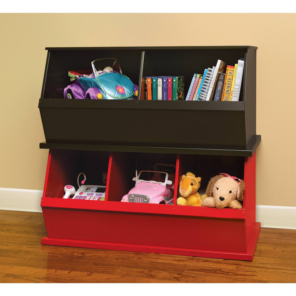 Espresso Two Bin Storage CUBBY O5050