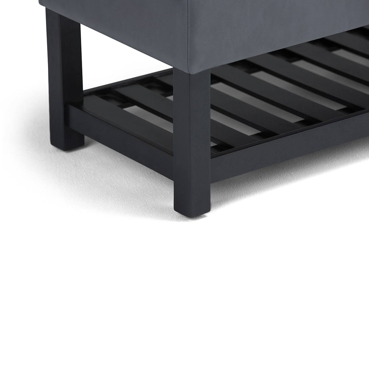 Grey Storage Ottoman Bench G99623