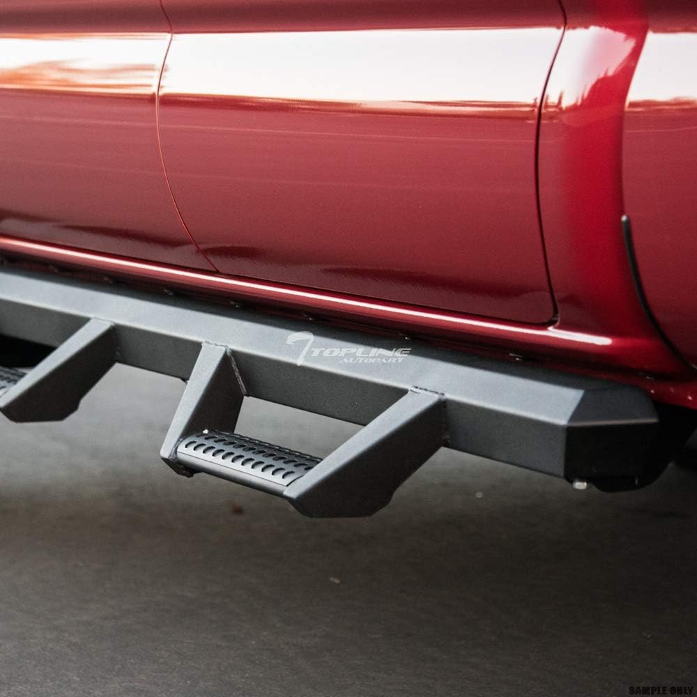 Matte Black Nerf Bars Running Boards for Chevy Colorado GMC Canyon Crew Cab O76050