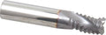 3/8 inch Diam, Coarse Pitch, 1/2 inch LOC, 3 Flute Solid Carbide Corner Chamfer Roughing End Mill Q66098