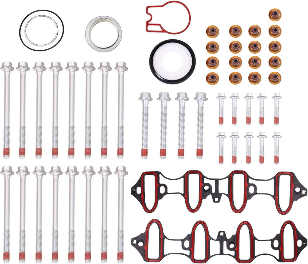 Cylinder Head Gasket Set with Head Bolts Compatible 4.8L 5.3L O990