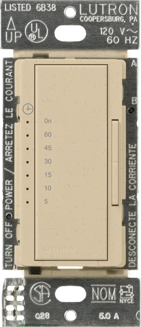 White Countdown Timer Switch for Halogen and Incandescent Bulbs R477371