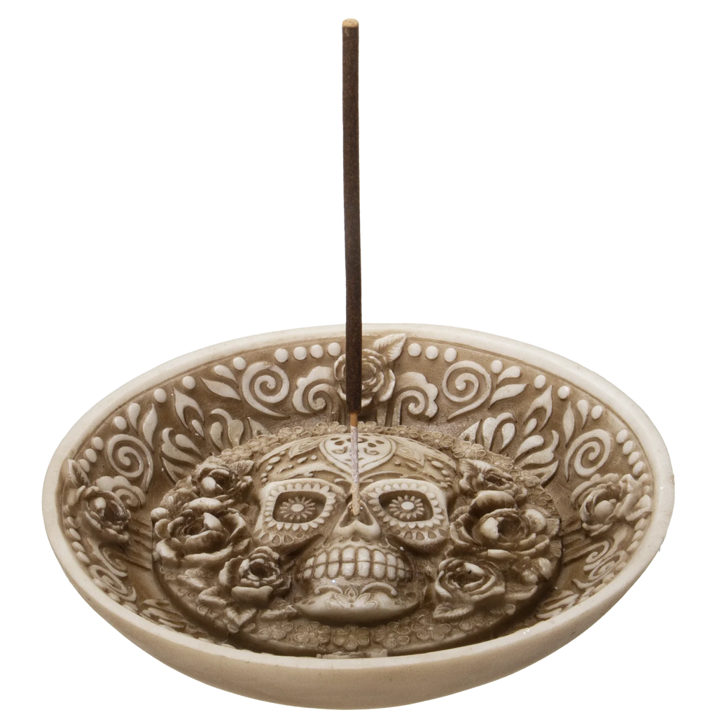 Incense Burner Resin Figurine Dish X4454