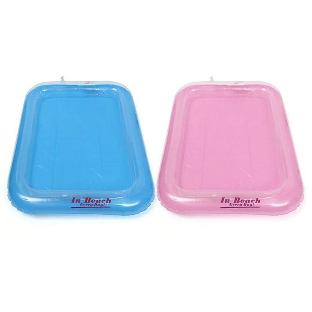 Pink Inflatable Sandbox Play Sand Toy Tray J533