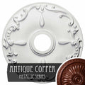 18x22OD x 3 1/2x22ID x 1 1/4x22P Ceiling Medallion Hand-Painted Golden Oak J569