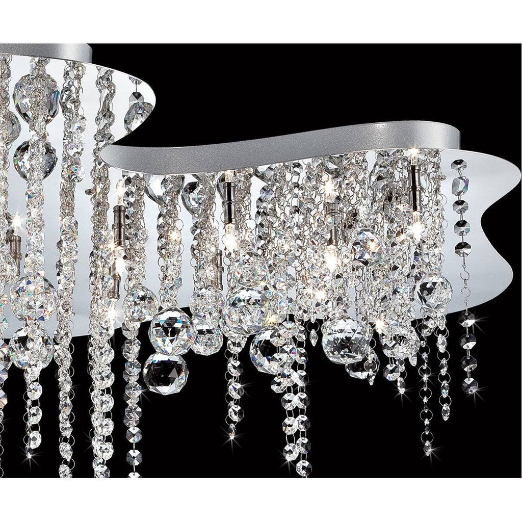 Chrome Flush Mount Light X6062