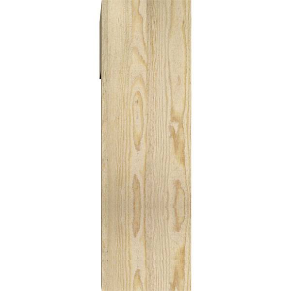 8x22W x 26x22D x 26x22H Douglas Fir Bracket with Offset Brace X280559