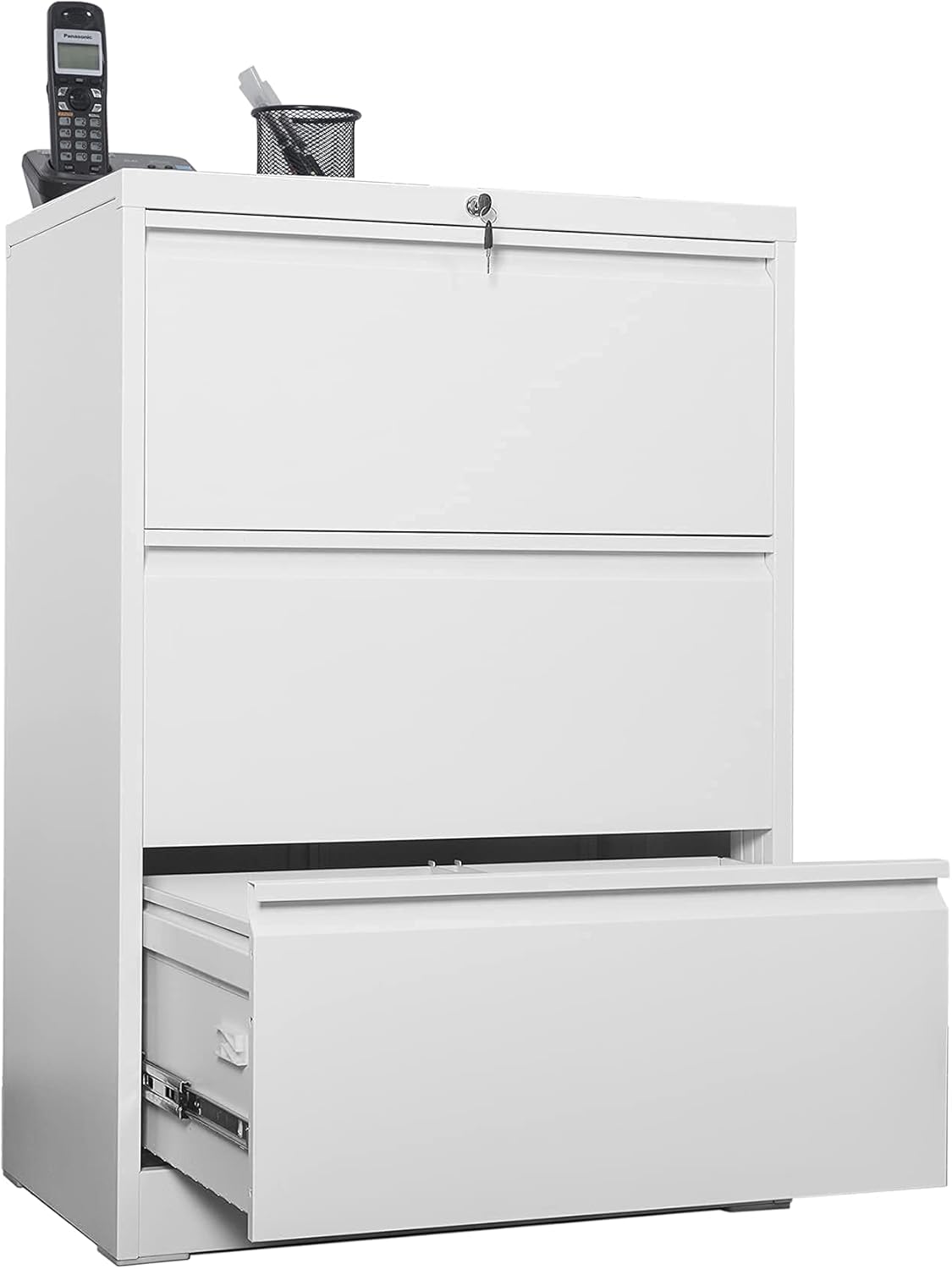 Metal Lateral Filing Cabinet with 2 Drawer Locking Z99063