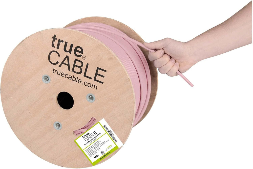 1000ft Blue 23AWG 4 Pair Solid Bare Copper Bulk Ethernet Cable R882929