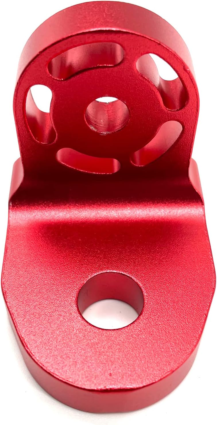 2 pcs Adjustable UTV Flag Mount Whip Light Bar Bracket for 1.75 to 1.85 Roll Bar (red) L990440