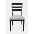 Dark Charcoal Ladder Back Side Chair L13035