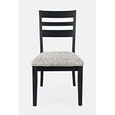 Dark Charcoal Ladder Back Side Chair L13035