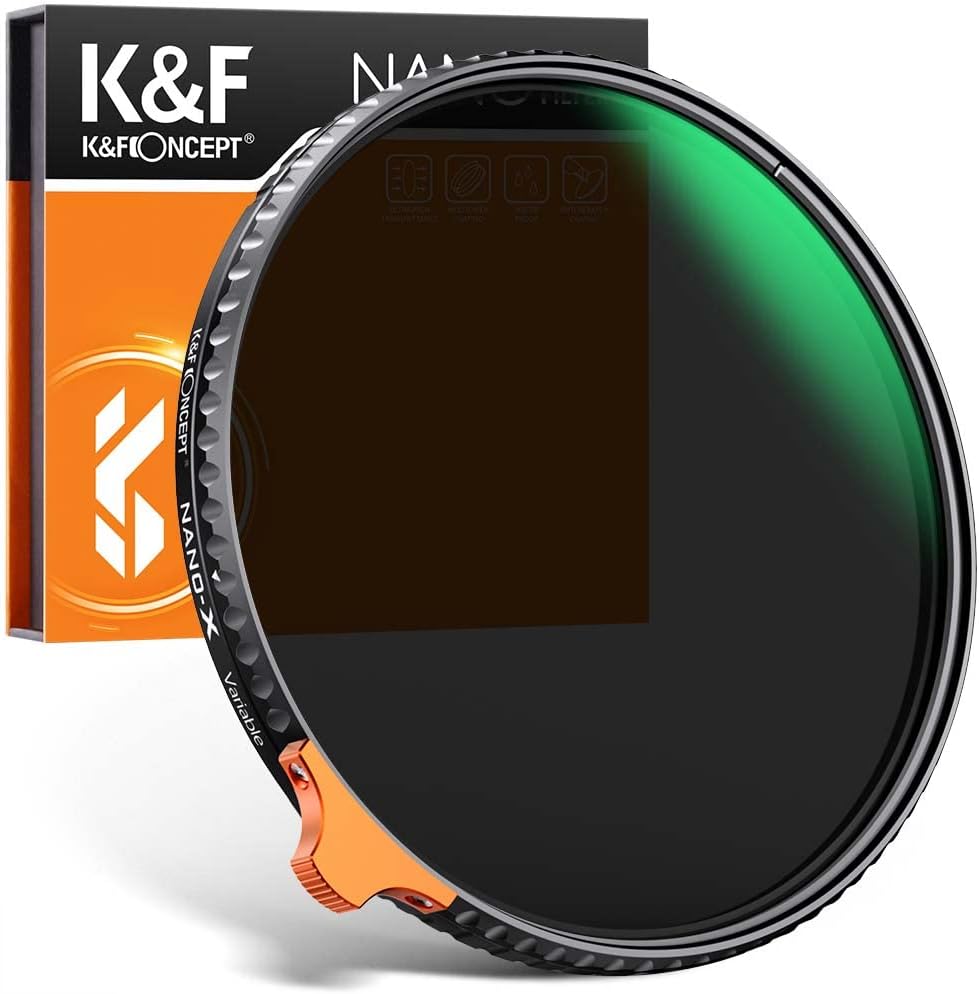 52mm Variable ND Filter ND2-ND400 with Multi-Layer Coatings AGC Glass L991