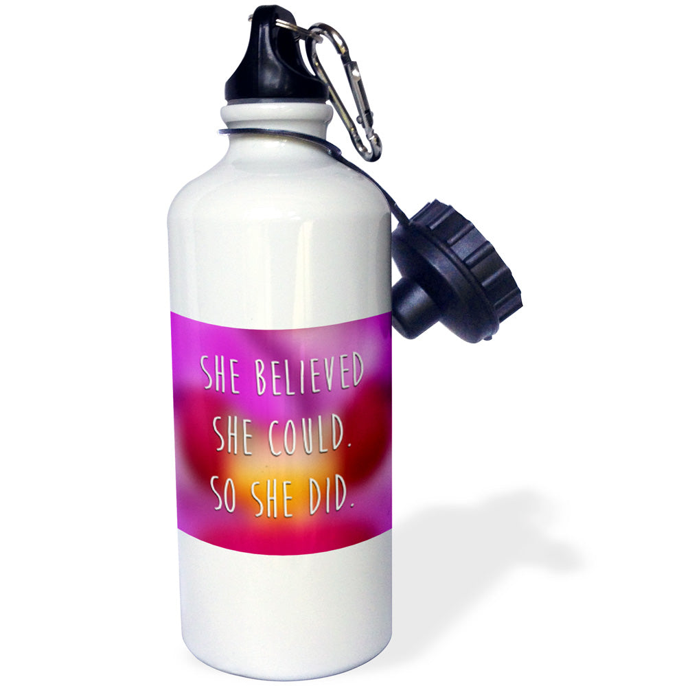 Straw Water Bottle, 21-ounce B2178