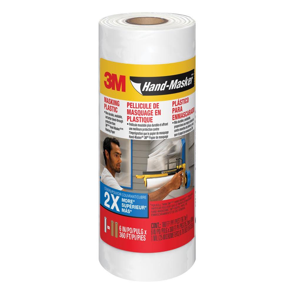 0.5 ft. x 360 ft. Translucent Masking Plastic, Case of 12 H7331