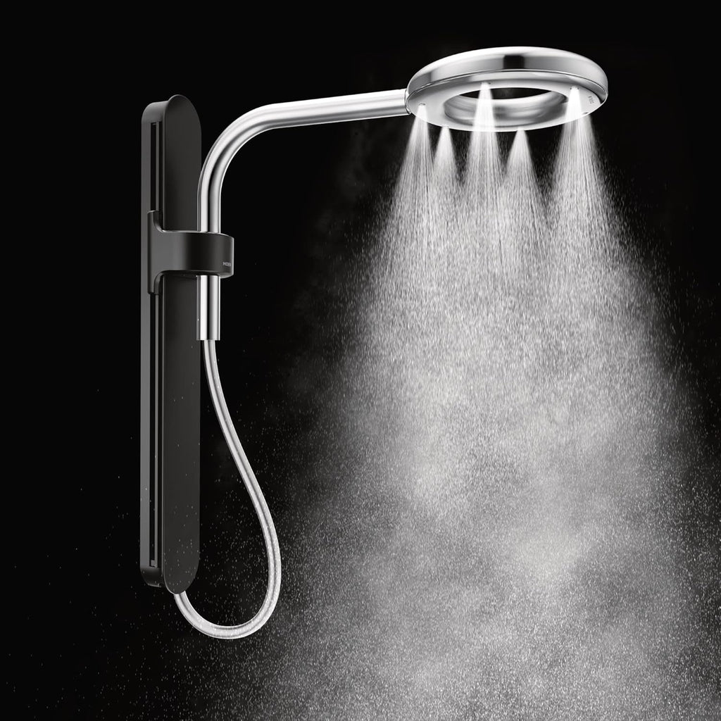 Chrome/White Rainshower Shower N799
