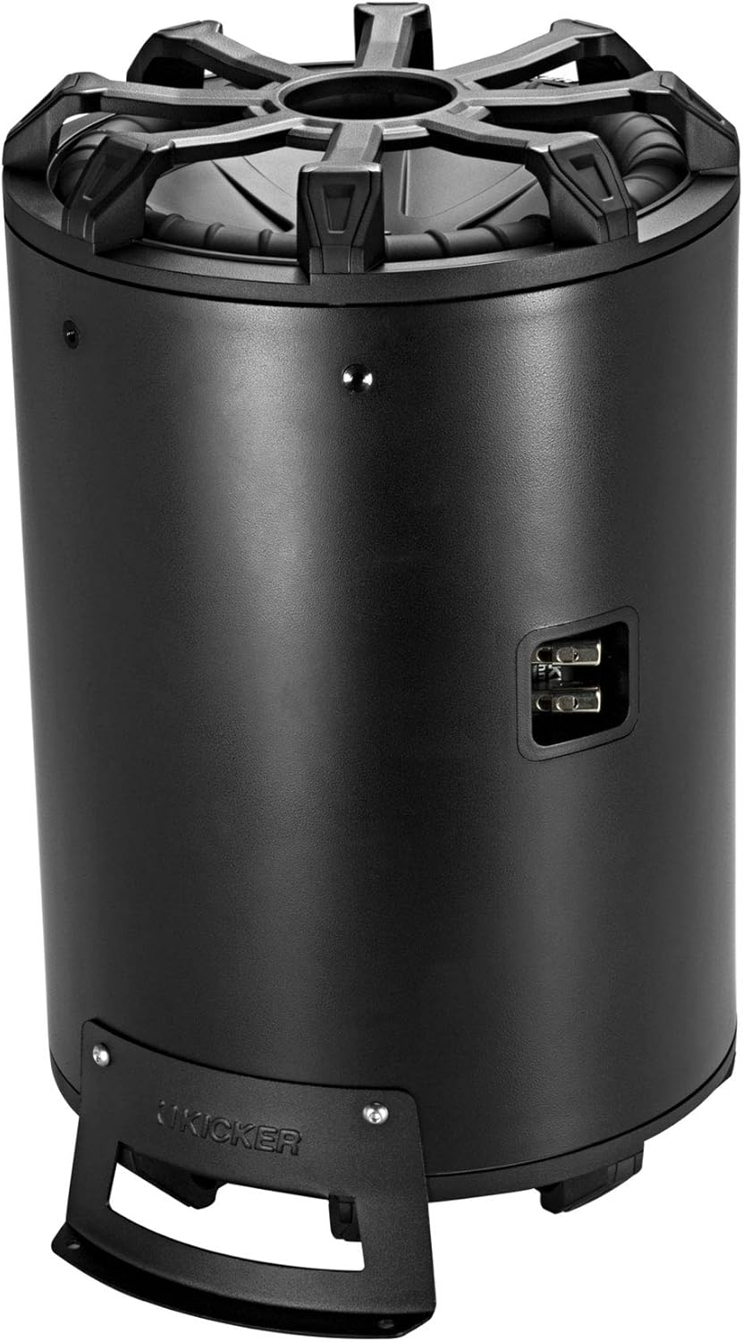 10" 800w Marine Loaded Subwoofer Enclosure Bundle with 2000w Mono Amplifier and Install Wire Kit (3 Items) C88133