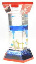 Blue Liquid Motion Bubbler I7695