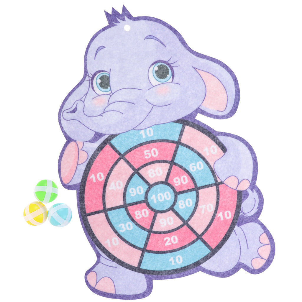 Dart Board Game with Sticky Balls W76352