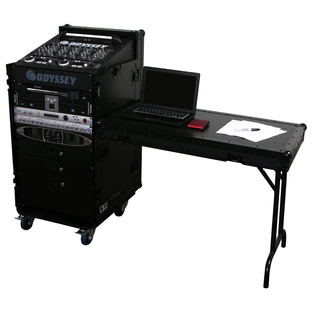 Black Label 11U x 16U Rack Case with Table J667322
