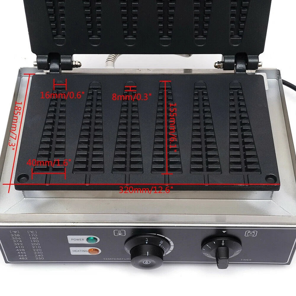 Commercial Nonstick Electric Waffle Maker Machine C804371