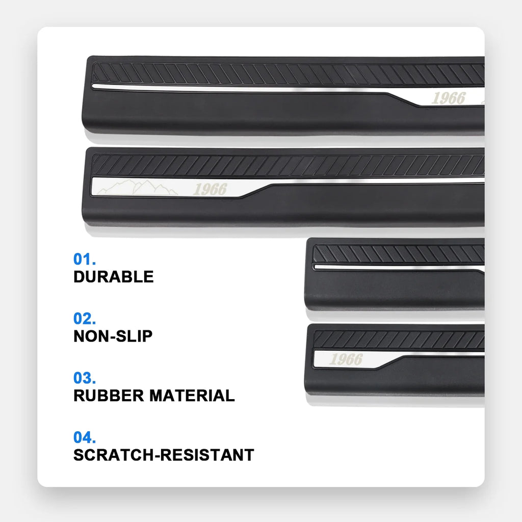 Door Sill Guards Car Door Sill Edge Protector Entry Guards Trim Threshold Protector K806