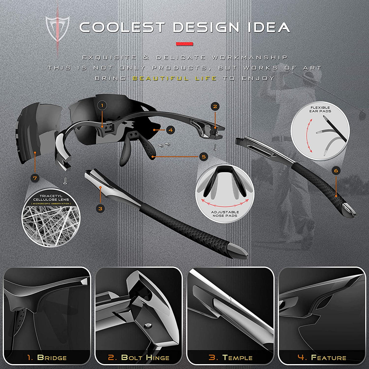 Polarized Sports Sunglasses Q7294