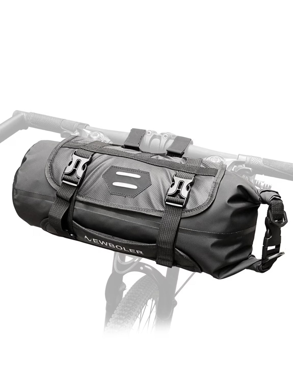 Waterproof Bike Handlebar Bag with Detachable Cycling Dry Pack (3-7L) B929619