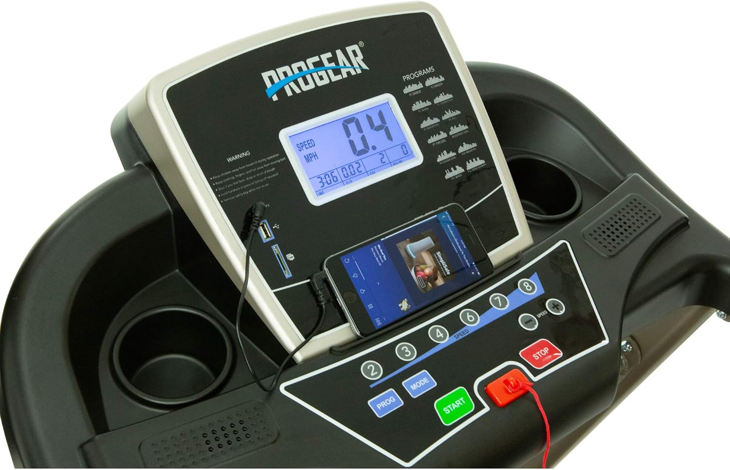 Black Electric Treadmill A992939
