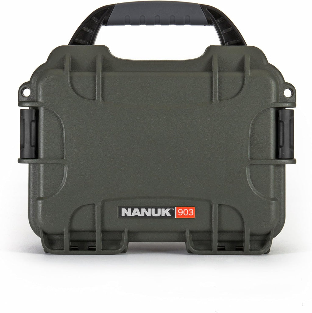 Orange Pack of 2 Waterproof Hard Case with Foam Insert O277