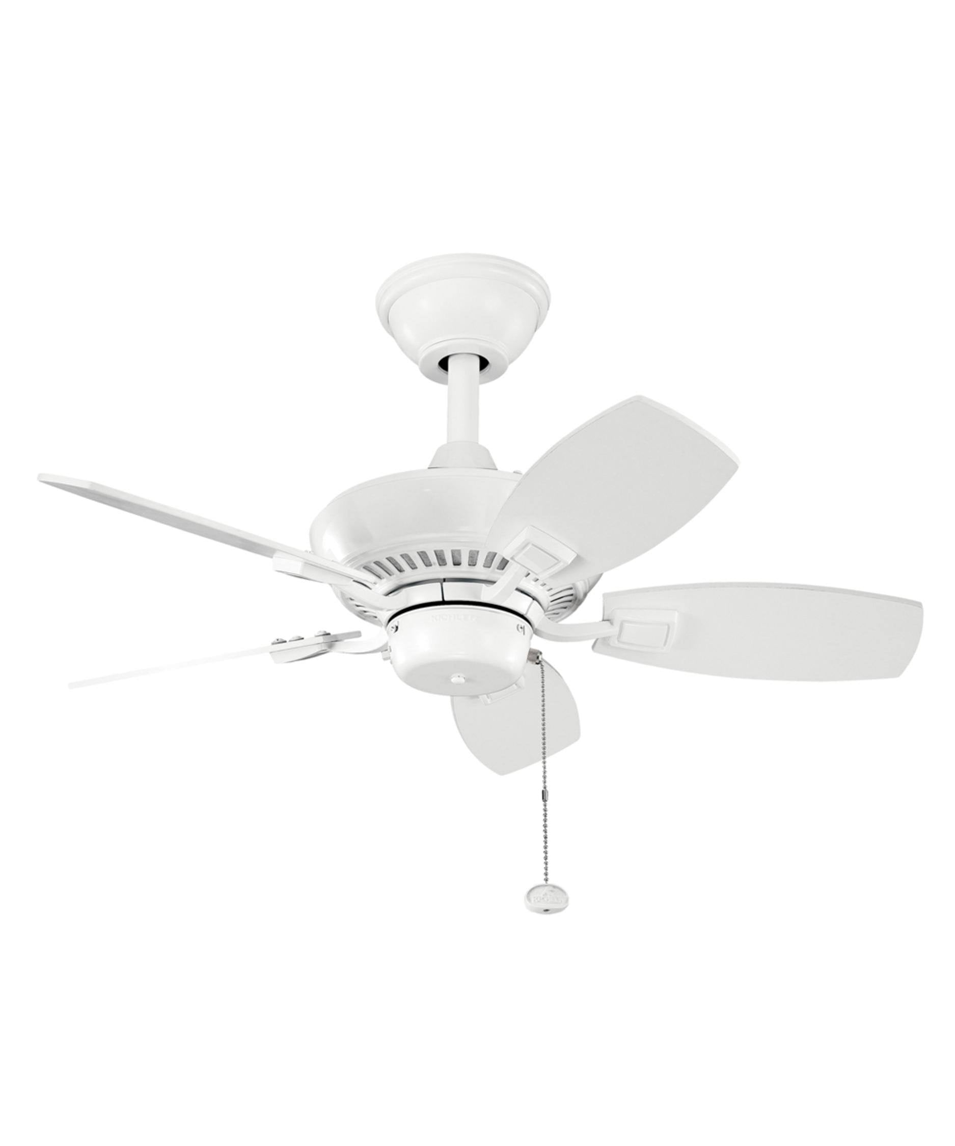 White Ceiling Fan K163588
