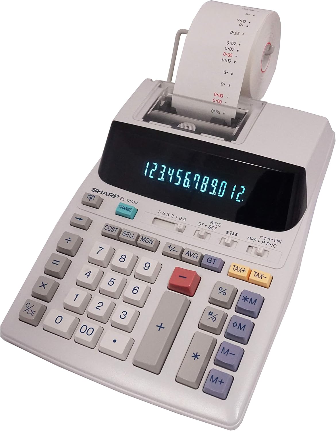 Two-Color Printing Calculator 4 Black/Red Pack of 2 L60738