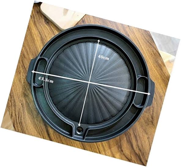 Korean BBQ Non-Stick Stovetop Grill Pan U939673