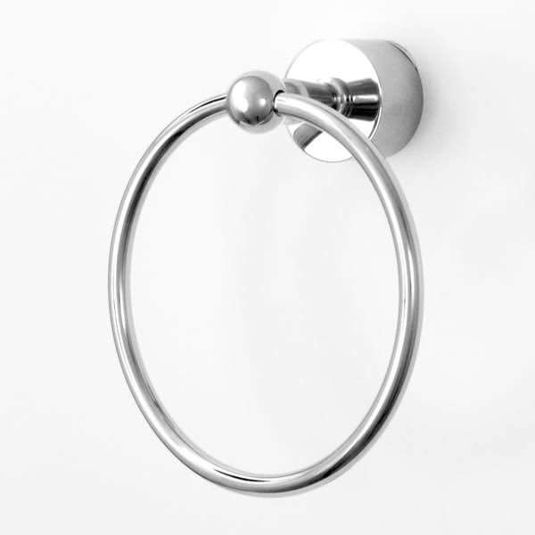 Matte Black Towel Ring F859