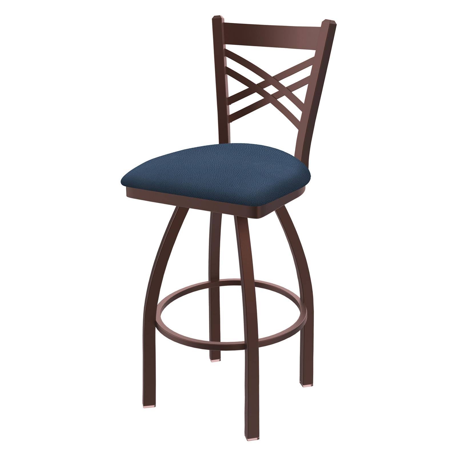 25x22 Swivel Counter Stool with Black Wrinkle Finish E245