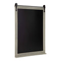Gray Barn Door Wood-Framed Chalkboard X644